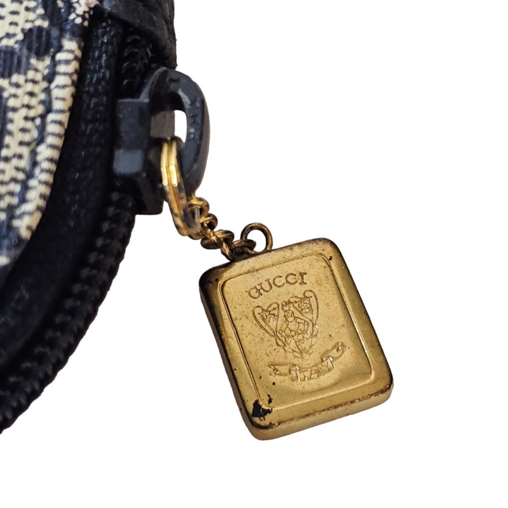 Gucci Beige and Black GG Monogram Pouch - Picture 10 of 16